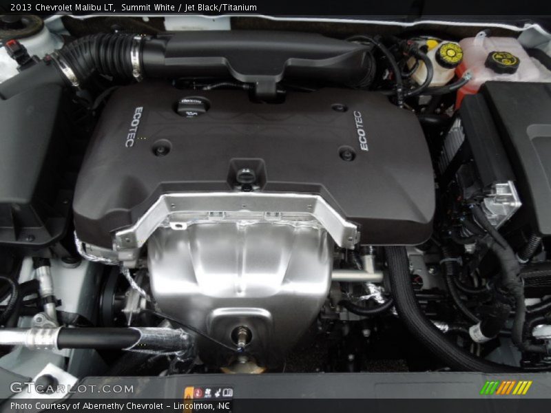 Summit White / Jet Black/Titanium 2013 Chevrolet Malibu LT
