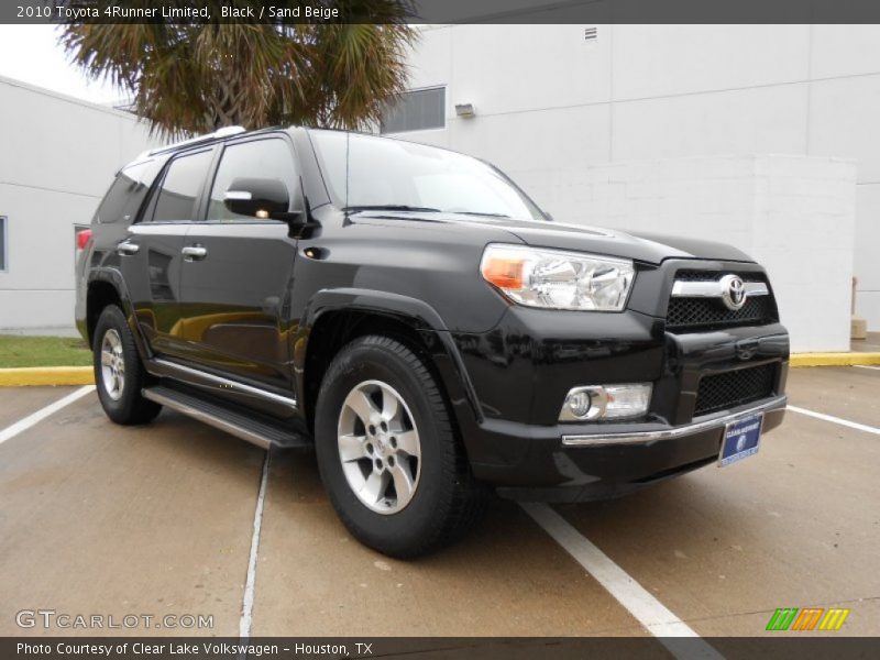 Black / Sand Beige 2010 Toyota 4Runner Limited