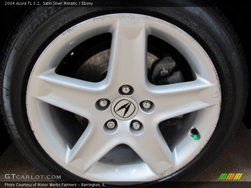 Satin Silver Metallic / Ebony 2004 Acura TL 3.2