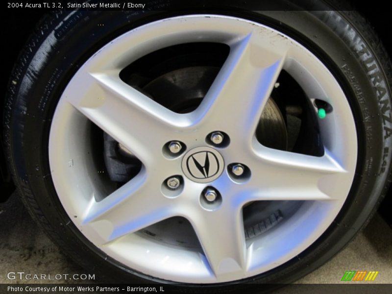 Satin Silver Metallic / Ebony 2004 Acura TL 3.2