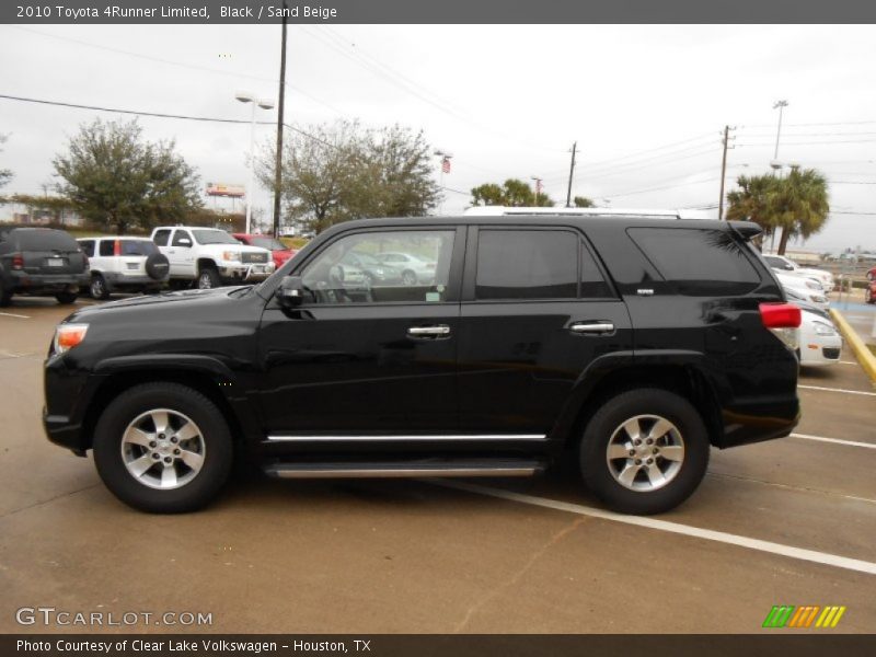 Black / Sand Beige 2010 Toyota 4Runner Limited