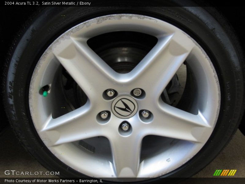Satin Silver Metallic / Ebony 2004 Acura TL 3.2