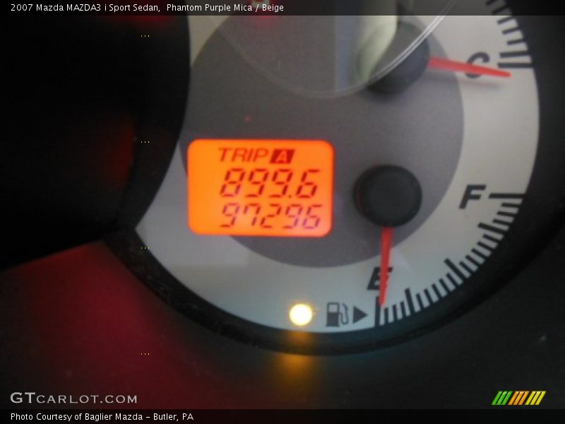 Phantom Purple Mica / Beige 2007 Mazda MAZDA3 i Sport Sedan