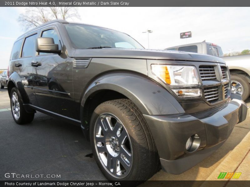Mineral Gray Metallic / Dark Slate Gray 2011 Dodge Nitro Heat 4.0