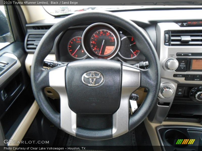 Black / Sand Beige 2010 Toyota 4Runner Limited