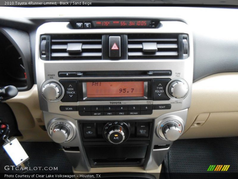 Black / Sand Beige 2010 Toyota 4Runner Limited