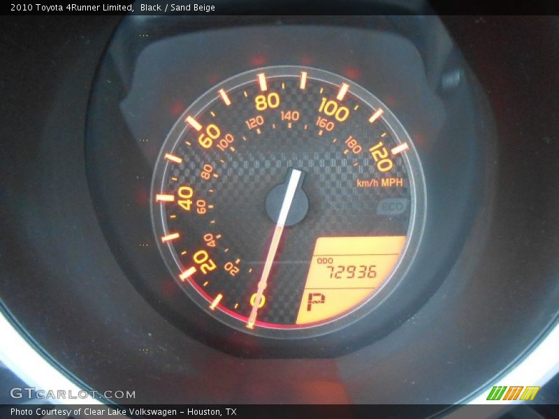 Black / Sand Beige 2010 Toyota 4Runner Limited