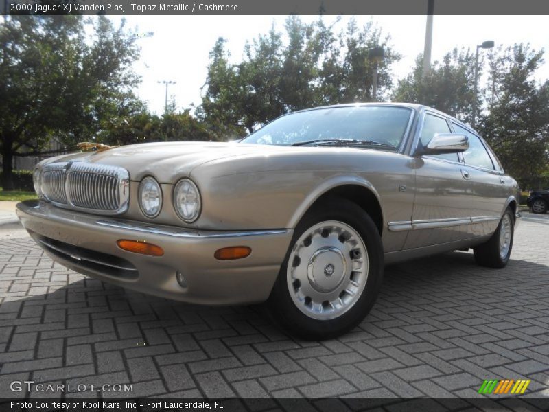 Topaz Metallic / Cashmere 2000 Jaguar XJ Vanden Plas