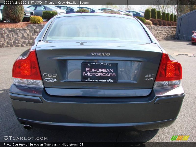 Titanium Gray Metallic / Taupe 2006 Volvo S60 2.5T AWD