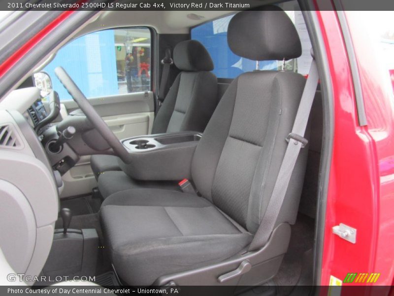 Victory Red / Dark Titanium 2011 Chevrolet Silverado 2500HD LS Regular Cab 4x4