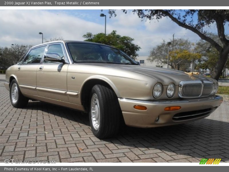 Topaz Metallic / Cashmere 2000 Jaguar XJ Vanden Plas