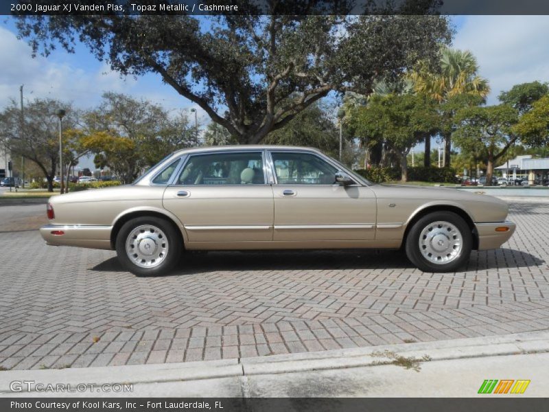 Topaz Metallic / Cashmere 2000 Jaguar XJ Vanden Plas