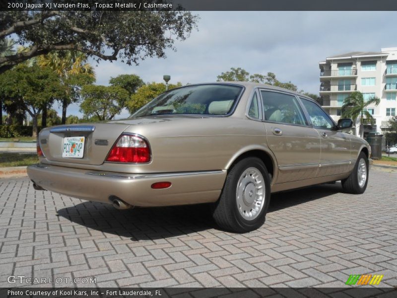 Topaz Metallic / Cashmere 2000 Jaguar XJ Vanden Plas