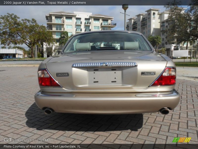 Topaz Metallic / Cashmere 2000 Jaguar XJ Vanden Plas