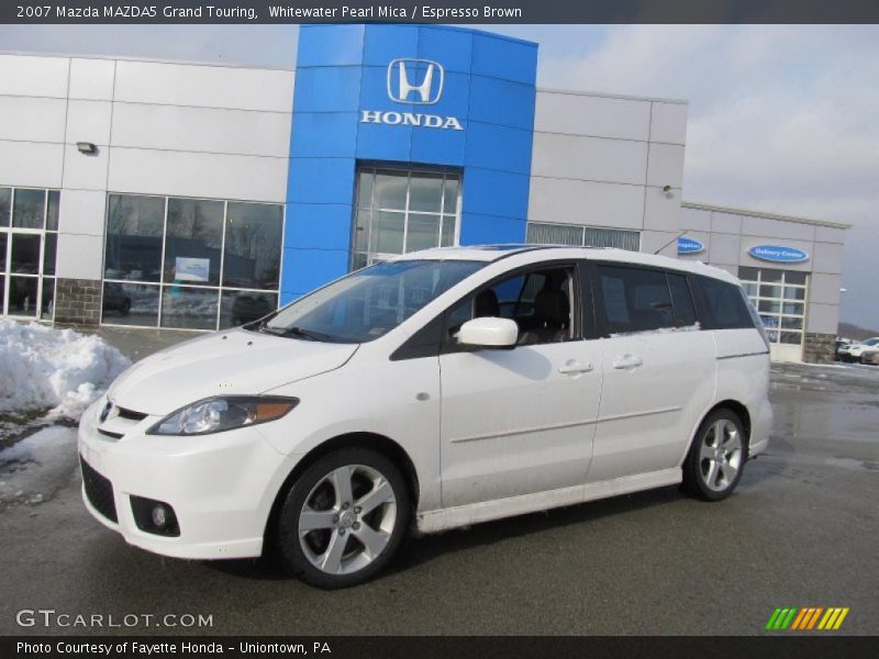 Whitewater Pearl Mica / Espresso Brown 2007 Mazda MAZDA5 Grand Touring