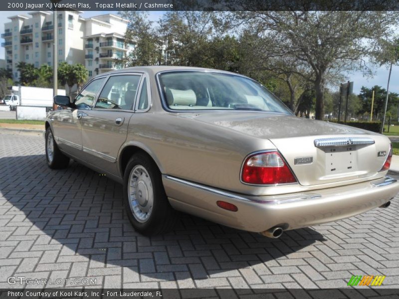 Topaz Metallic / Cashmere 2000 Jaguar XJ Vanden Plas