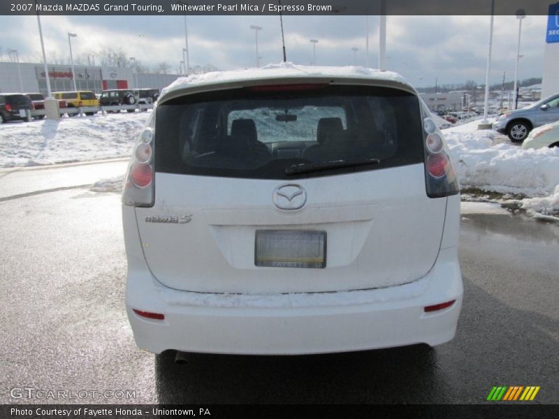 Whitewater Pearl Mica / Espresso Brown 2007 Mazda MAZDA5 Grand Touring