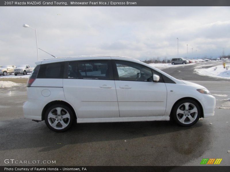 Whitewater Pearl Mica / Espresso Brown 2007 Mazda MAZDA5 Grand Touring