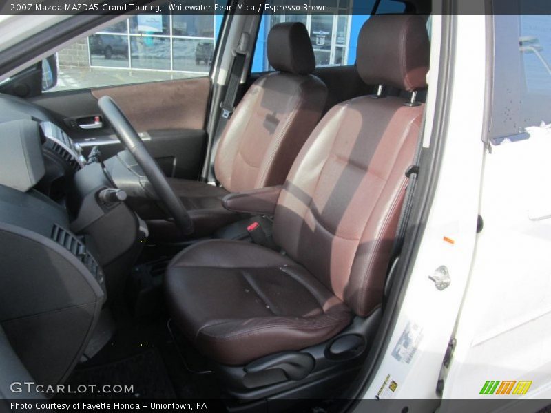 Front Seat of 2007 MAZDA5 Grand Touring