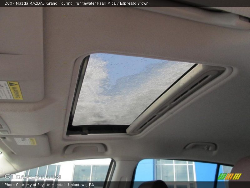 Whitewater Pearl Mica / Espresso Brown 2007 Mazda MAZDA5 Grand Touring