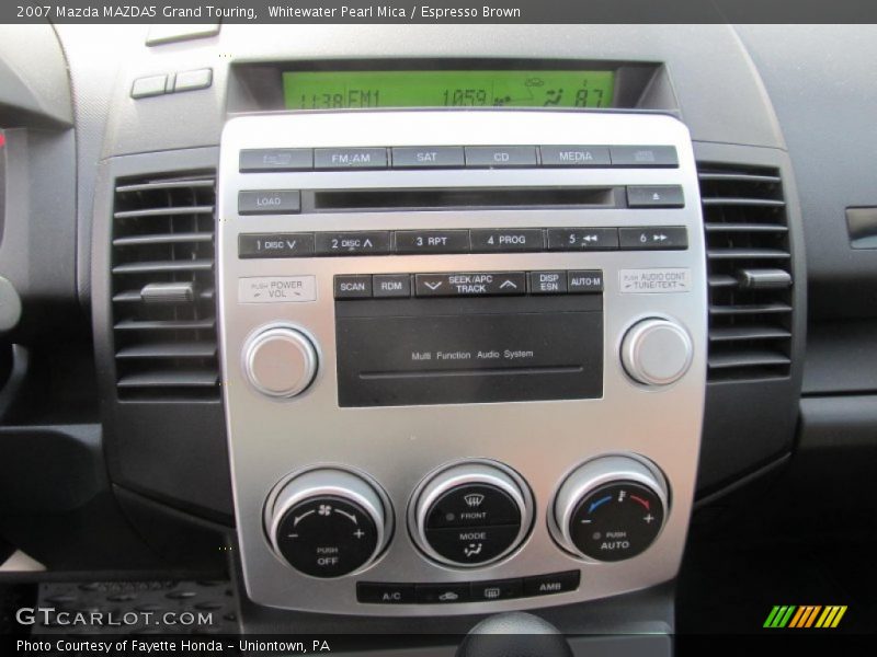 Controls of 2007 MAZDA5 Grand Touring