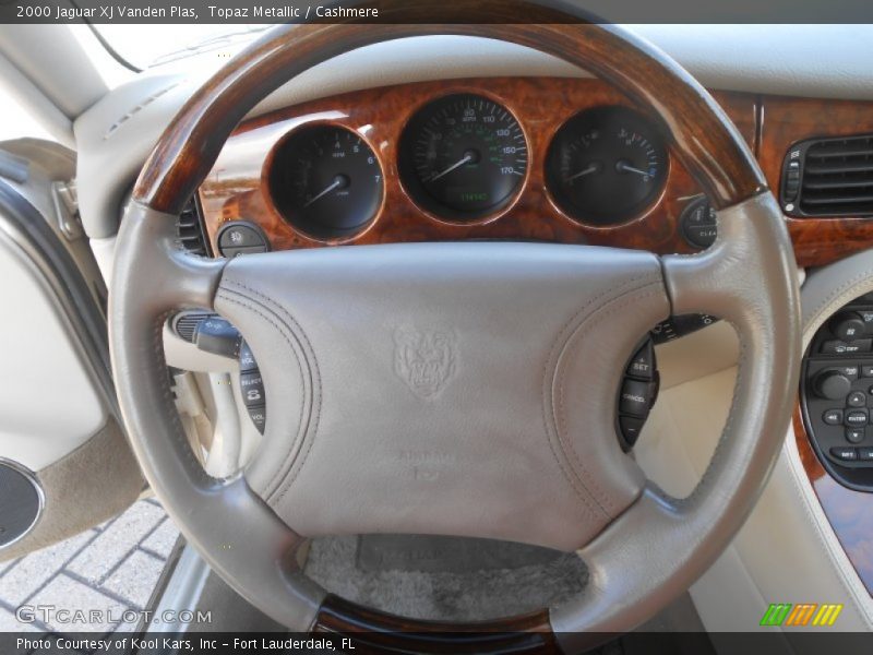 Topaz Metallic / Cashmere 2000 Jaguar XJ Vanden Plas