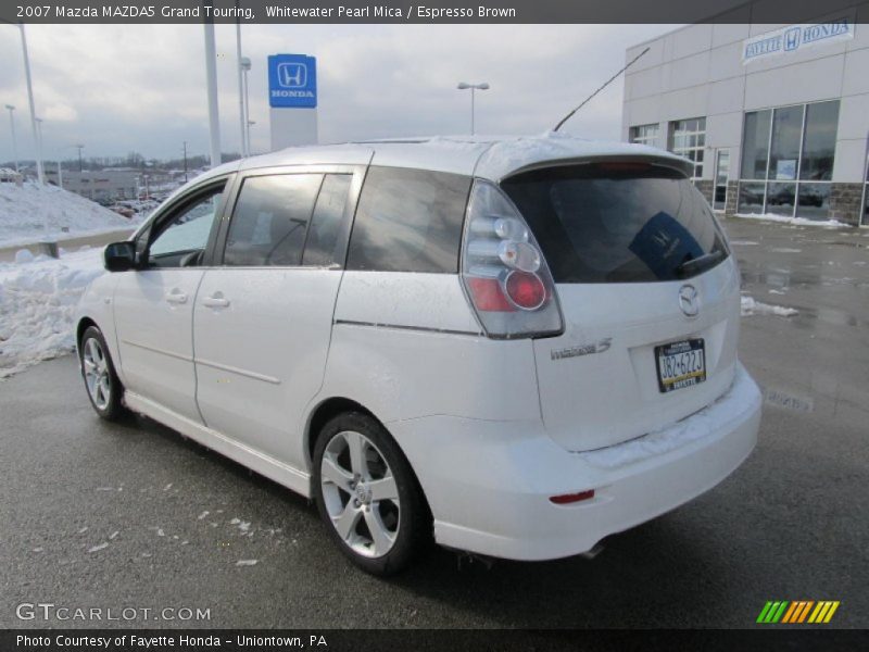 Whitewater Pearl Mica / Espresso Brown 2007 Mazda MAZDA5 Grand Touring
