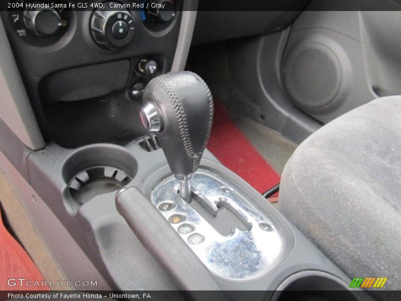 Canyon Red / Gray 2004 Hyundai Santa Fe GLS 4WD