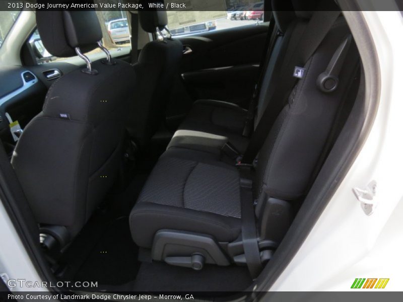 White / Black 2013 Dodge Journey American Value Package