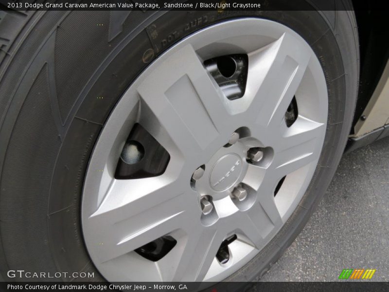 Sandstone / Black/Light Graystone 2013 Dodge Grand Caravan American Value Package