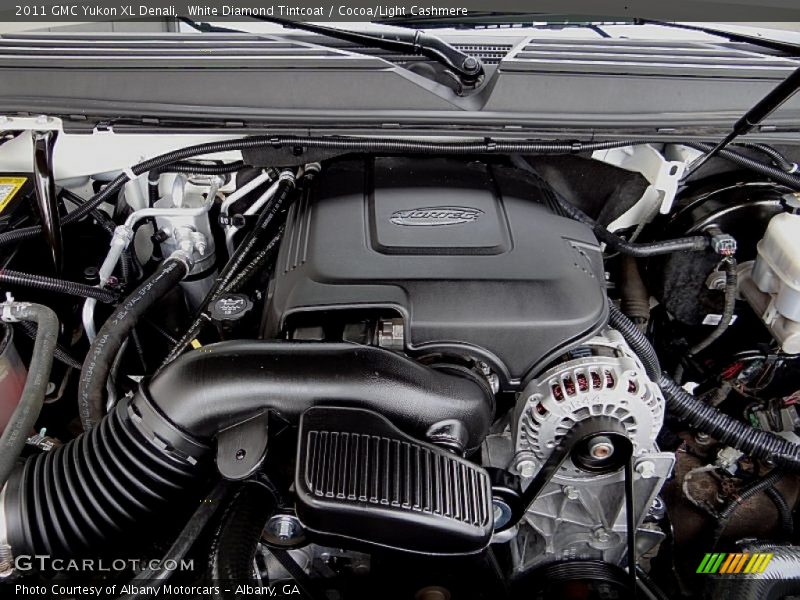 White Diamond Tintcoat / Cocoa/Light Cashmere 2011 GMC Yukon XL Denali