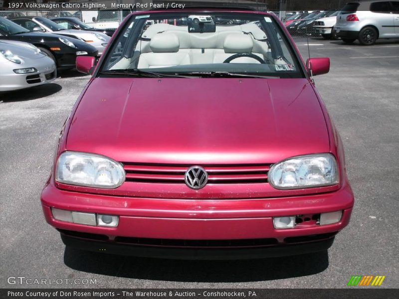 Memory Red Pearl / Grey 1997 Volkswagen Cabrio Highline