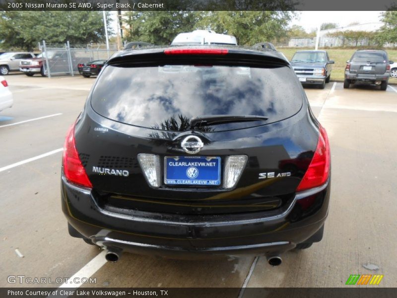 Super Black / Cabernet 2005 Nissan Murano SE AWD