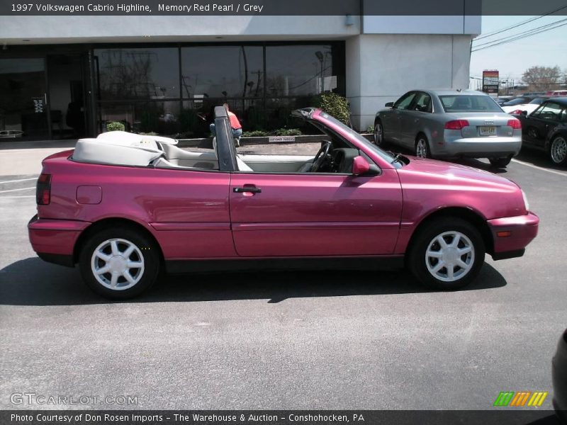 Memory Red Pearl / Grey 1997 Volkswagen Cabrio Highline