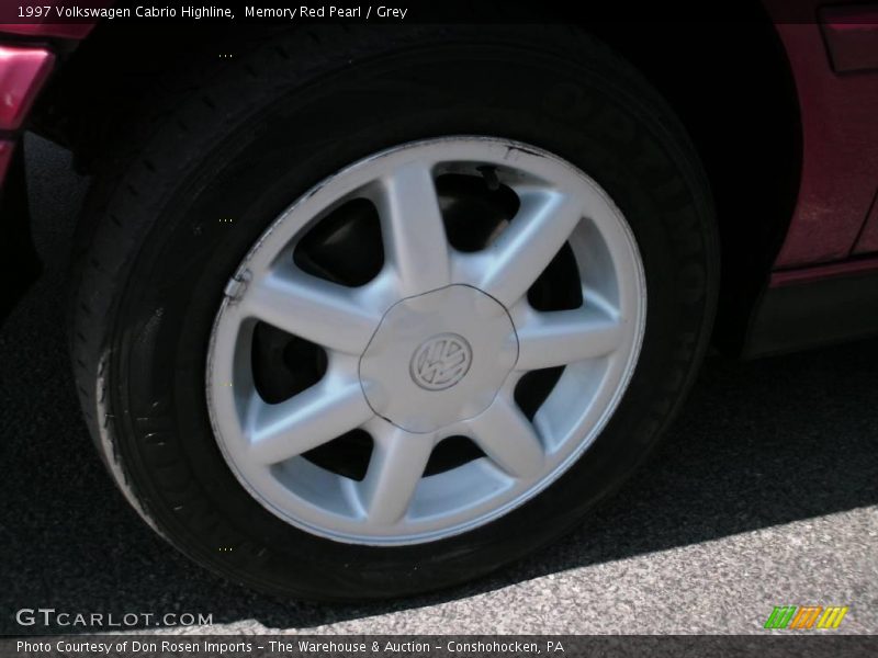 Memory Red Pearl / Grey 1997 Volkswagen Cabrio Highline