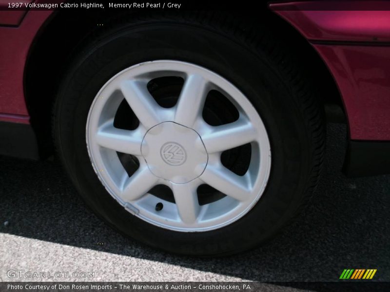 Memory Red Pearl / Grey 1997 Volkswagen Cabrio Highline