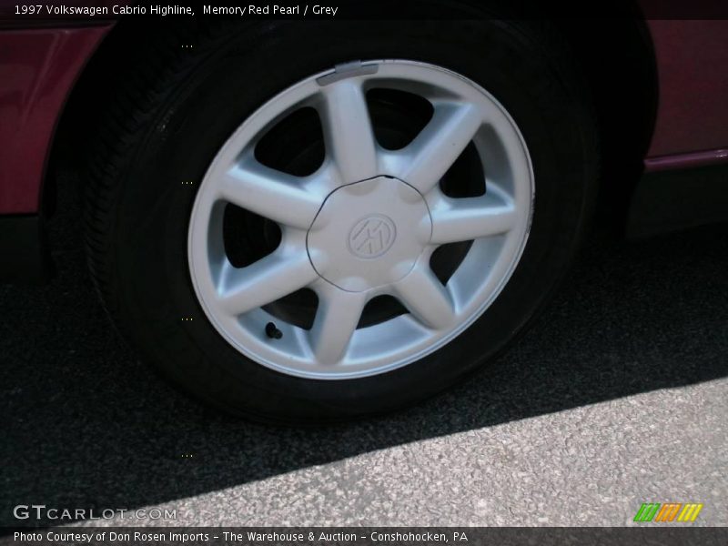 Memory Red Pearl / Grey 1997 Volkswagen Cabrio Highline