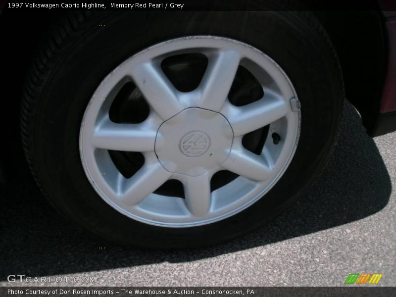 Memory Red Pearl / Grey 1997 Volkswagen Cabrio Highline