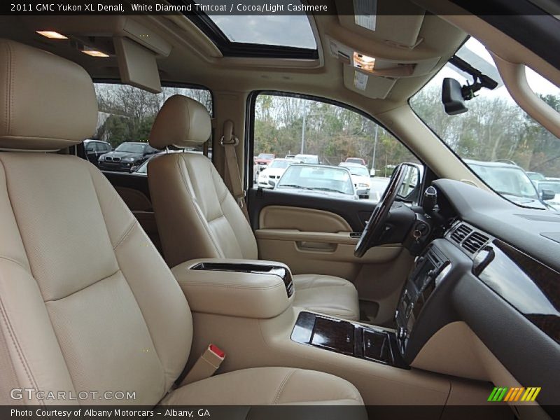 White Diamond Tintcoat / Cocoa/Light Cashmere 2011 GMC Yukon XL Denali