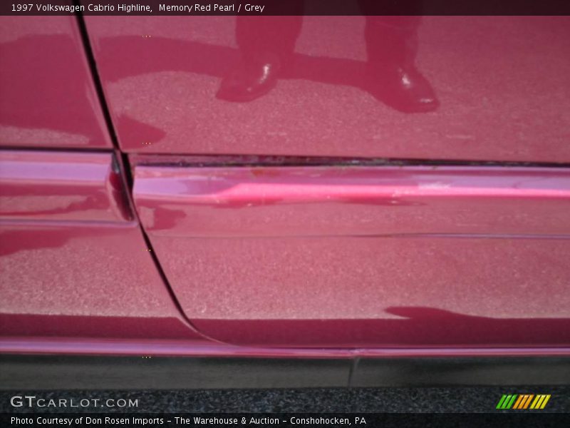 Memory Red Pearl / Grey 1997 Volkswagen Cabrio Highline