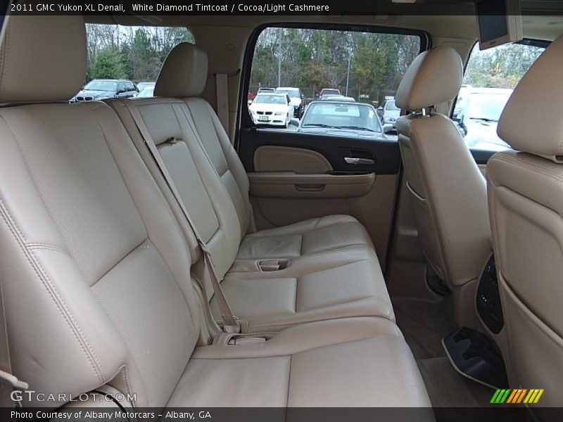 White Diamond Tintcoat / Cocoa/Light Cashmere 2011 GMC Yukon XL Denali