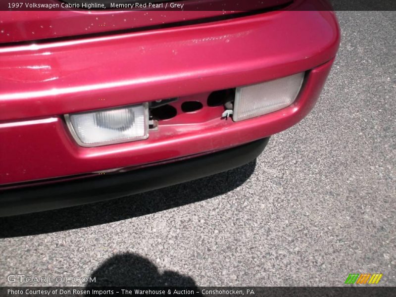 Memory Red Pearl / Grey 1997 Volkswagen Cabrio Highline
