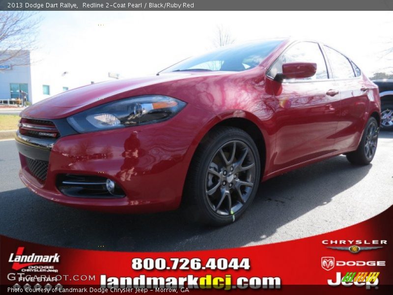 Redline 2-Coat Pearl / Black/Ruby Red 2013 Dodge Dart Rallye