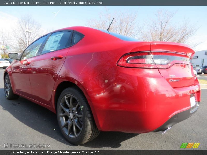 Redline 2-Coat Pearl / Black/Ruby Red 2013 Dodge Dart Rallye