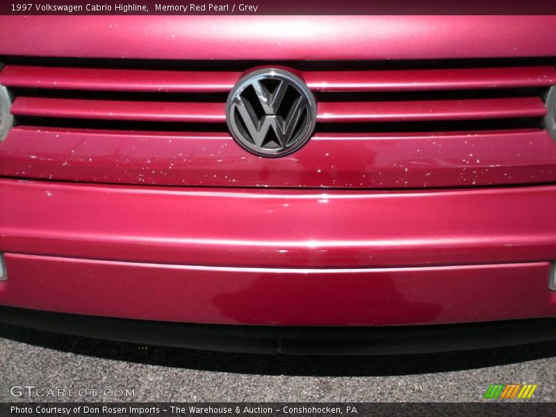 Memory Red Pearl / Grey 1997 Volkswagen Cabrio Highline