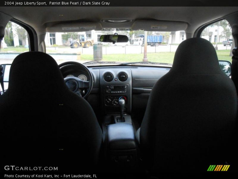 Patriot Blue Pearl / Dark Slate Gray 2004 Jeep Liberty Sport