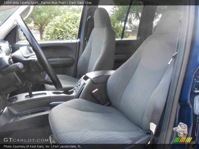Patriot Blue Pearl / Dark Slate Gray 2004 Jeep Liberty Sport