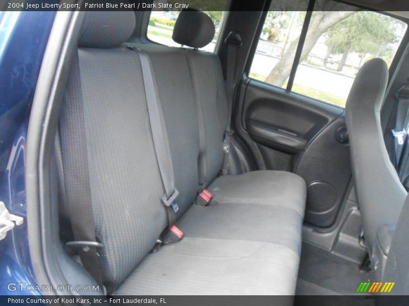 Patriot Blue Pearl / Dark Slate Gray 2004 Jeep Liberty Sport