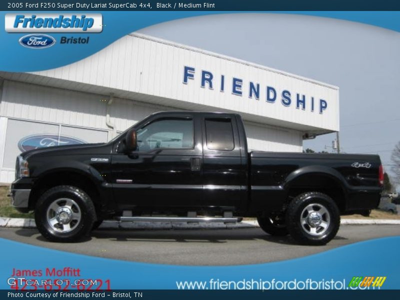 Black / Medium Flint 2005 Ford F250 Super Duty Lariat SuperCab 4x4
