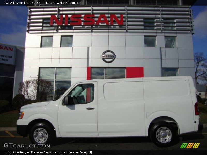 Blizzard White / Charcoal 2012 Nissan NV 1500 S